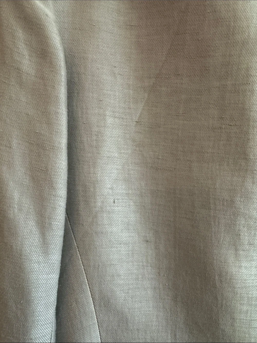SMYTHE Long Shawl Blazer Metallic Linen Blend Silver Single Button Size 6
